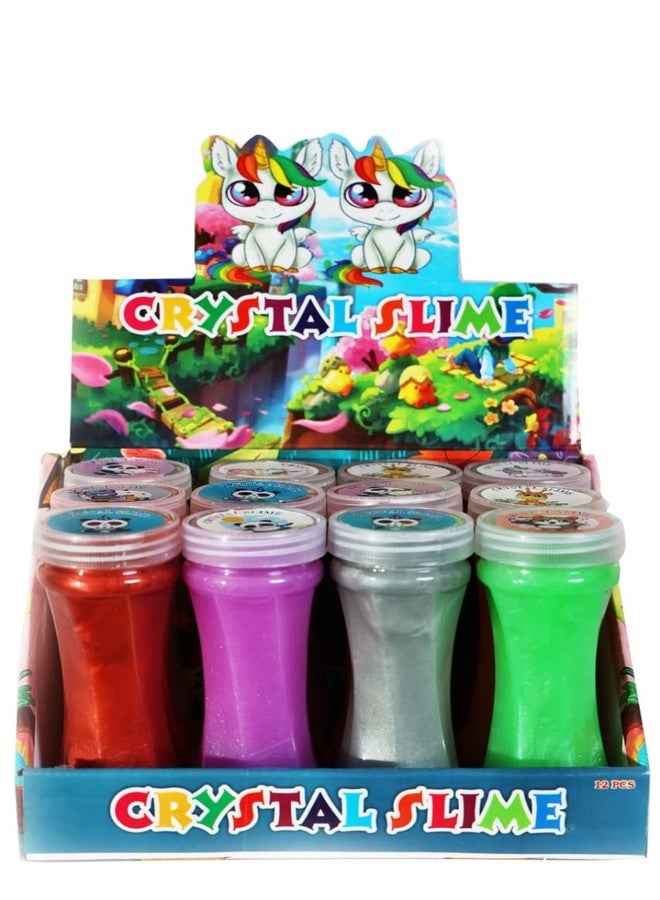 Atipriya (Pack of 9) Non Toxic Coloured Medium Size Designer Shimmery Beats Crystal Colorful Sparkling Glittery Slime DIY Magic Clay Crystal Mud Putty Toy for Kids(Assorted Colored) Clay & Slime - Image 4